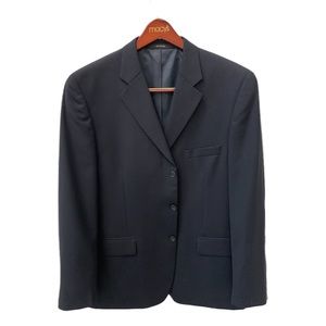 ALFANI Mens wool navy blazer jacket, size 42R, EUC
